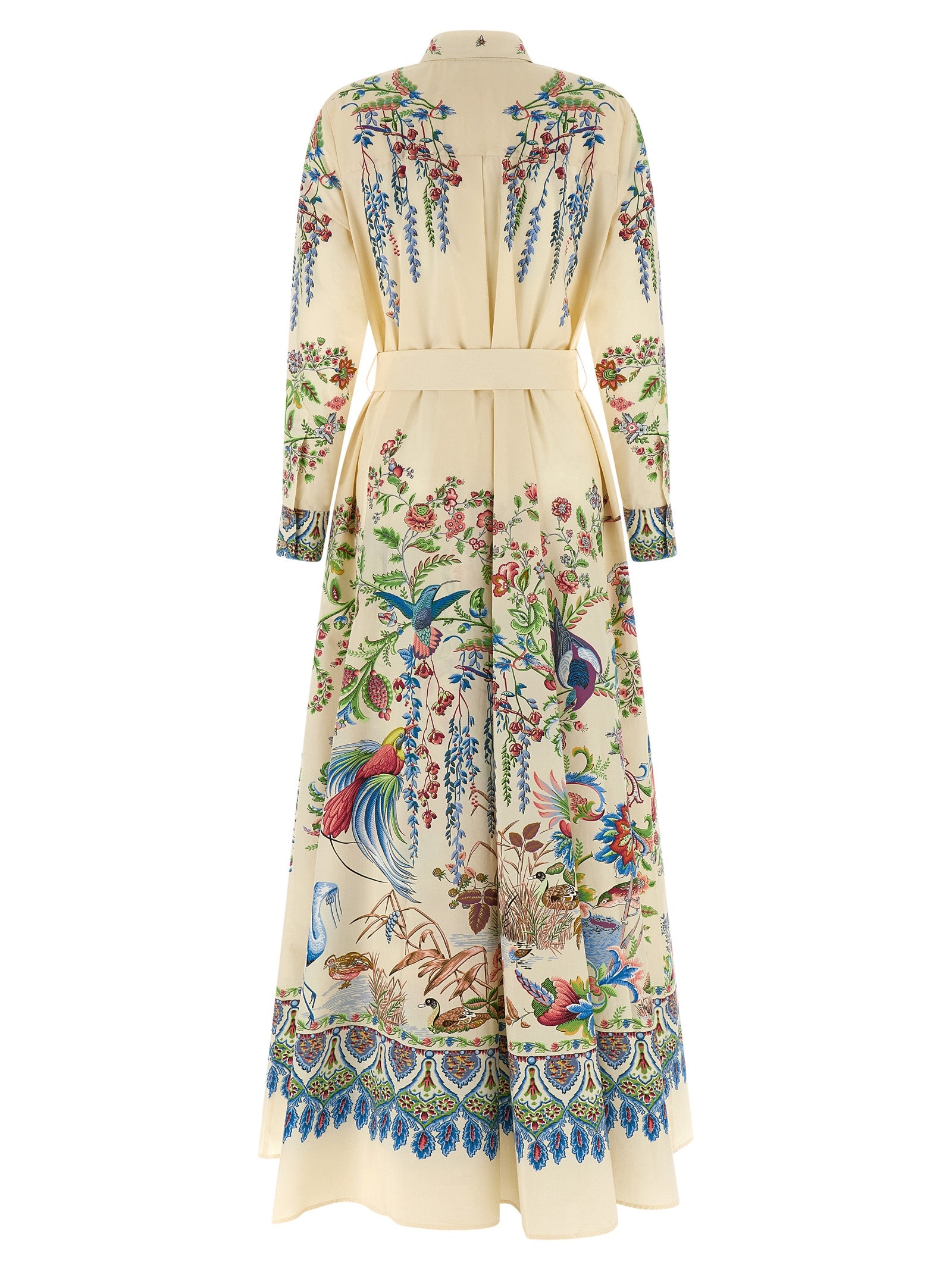 Etro Multicolor Cotton Long Dress