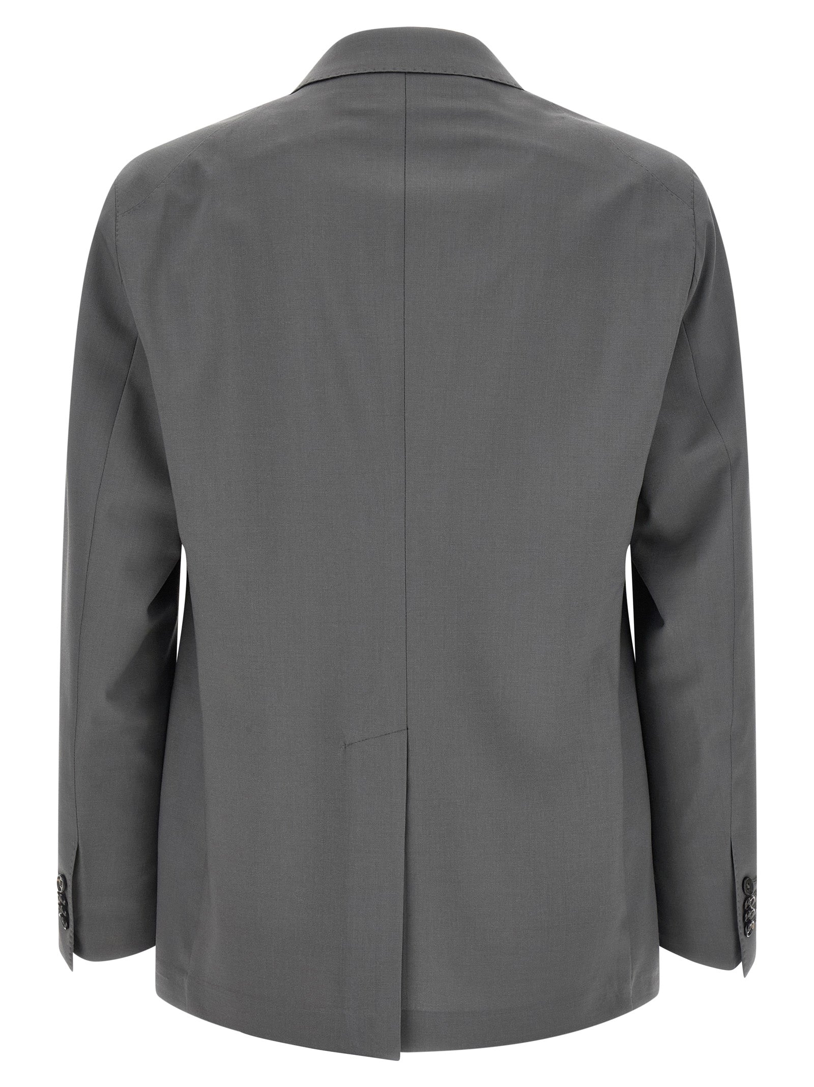 Tagliatore Gray Virgin Wool Two-Piece Suit