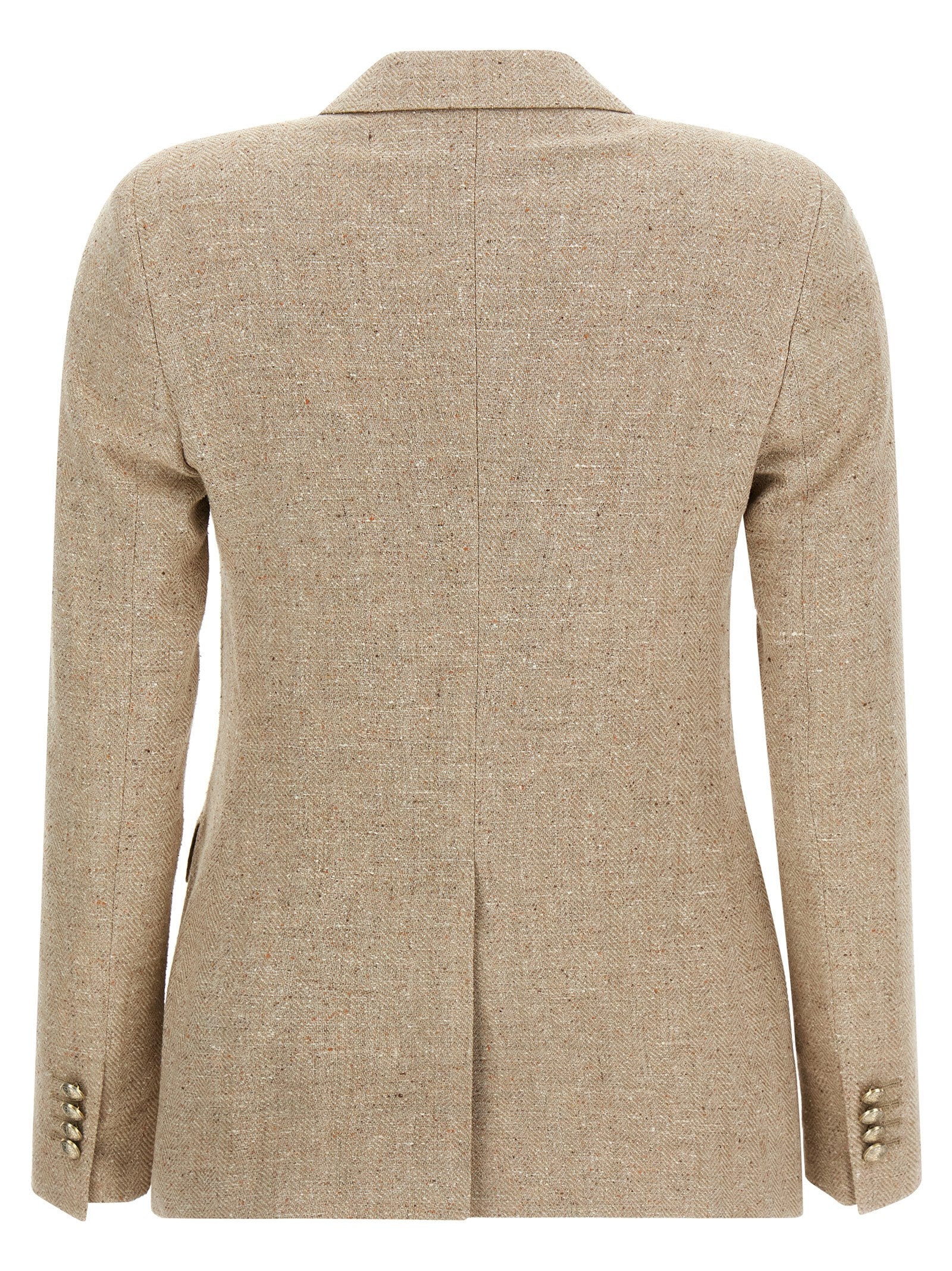 Tagliatore Beige Cotton Blazer
