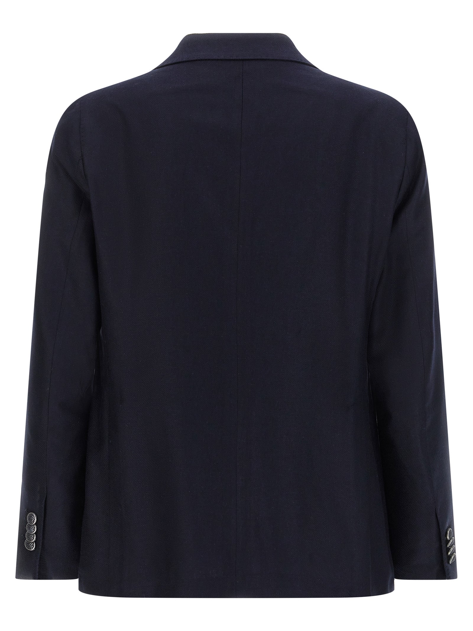 Tagliatore Blue Silk Blazer