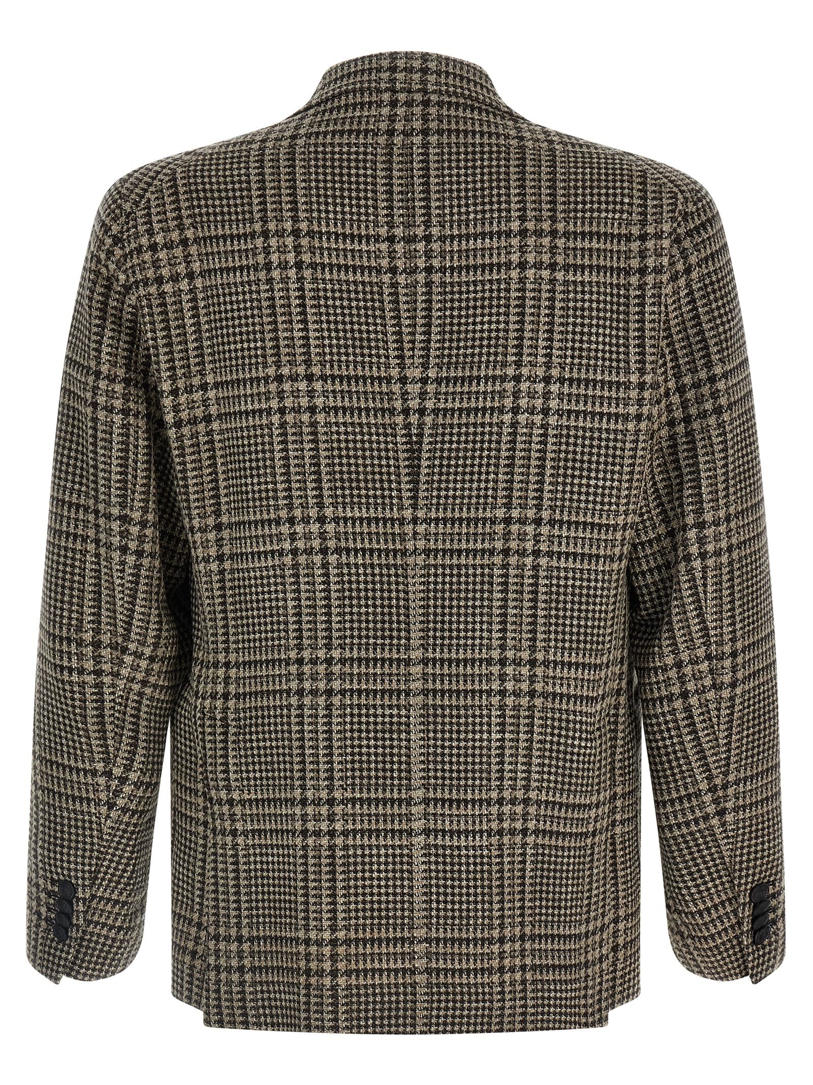 Tagliatore Brown Virgin Wool Blazer