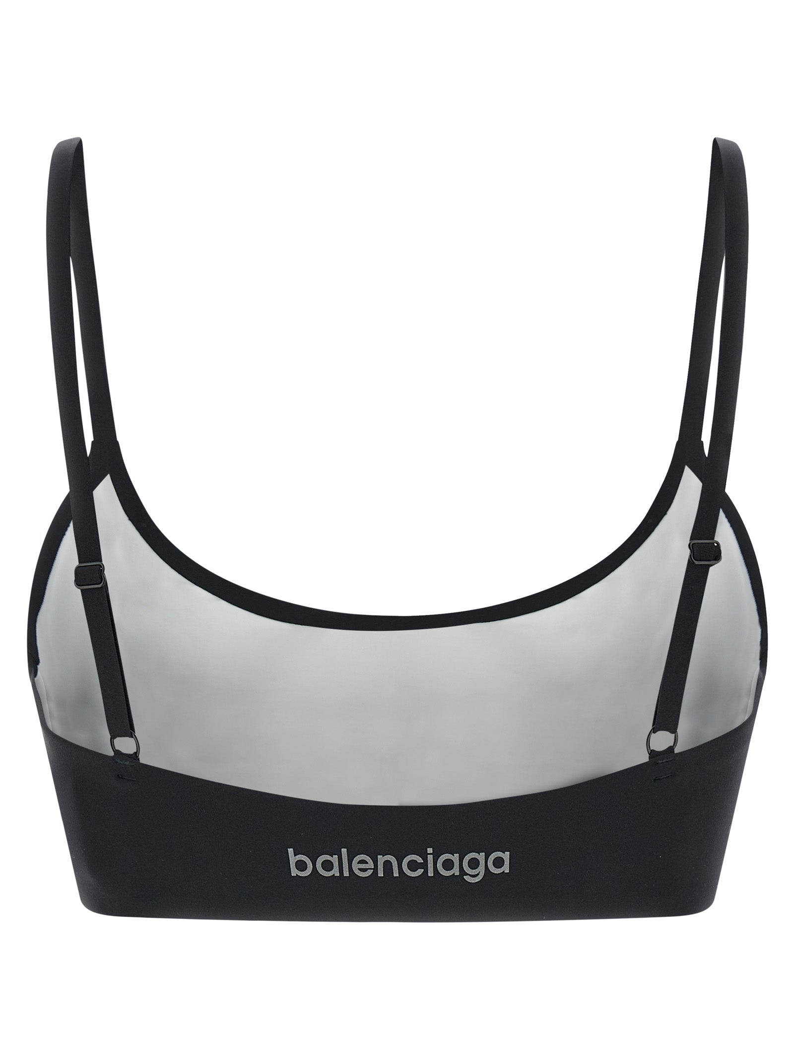 Balenciaga Black Polyamide Sport Bra
