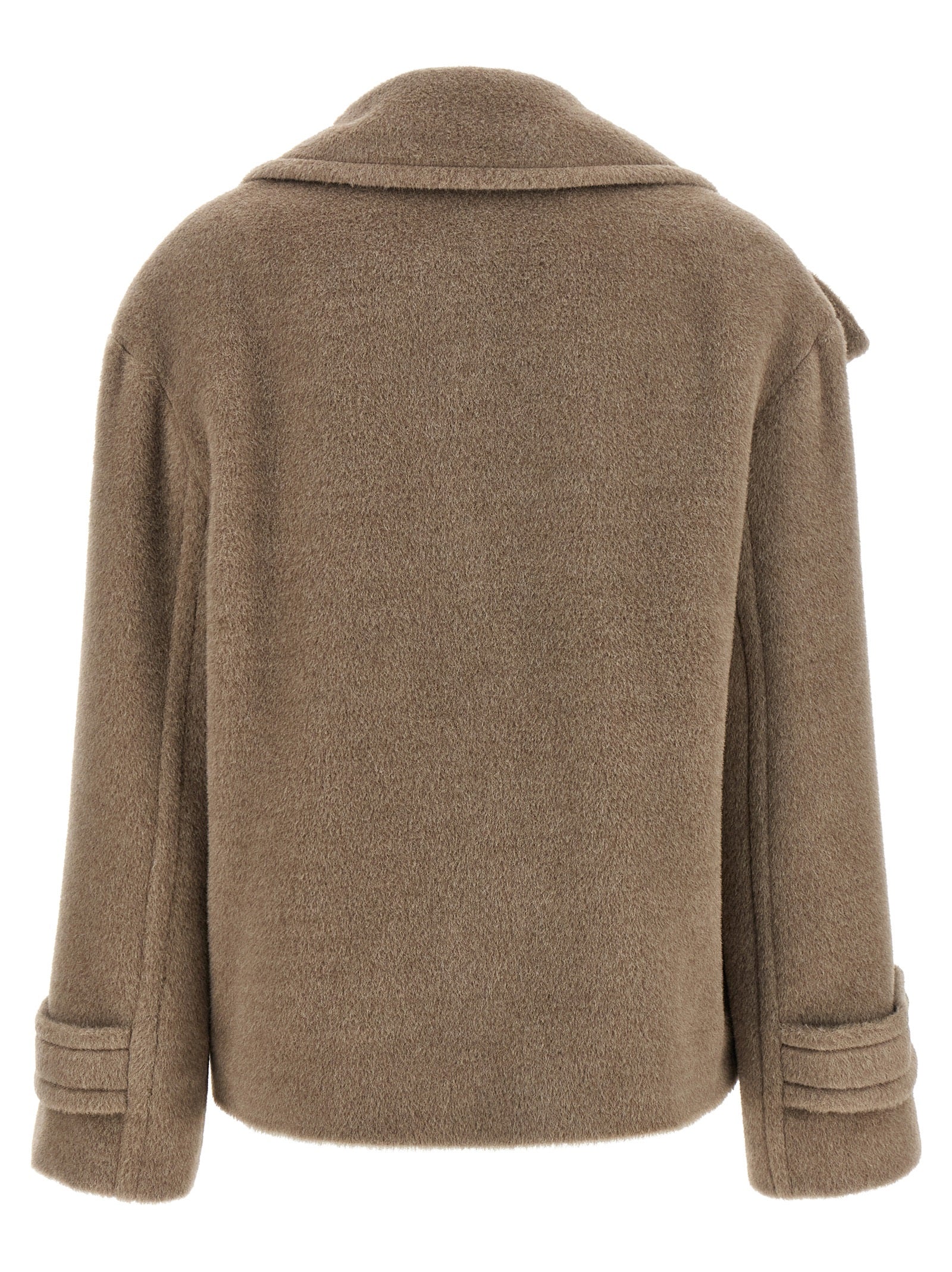Tagliatore Beige Wool Coat