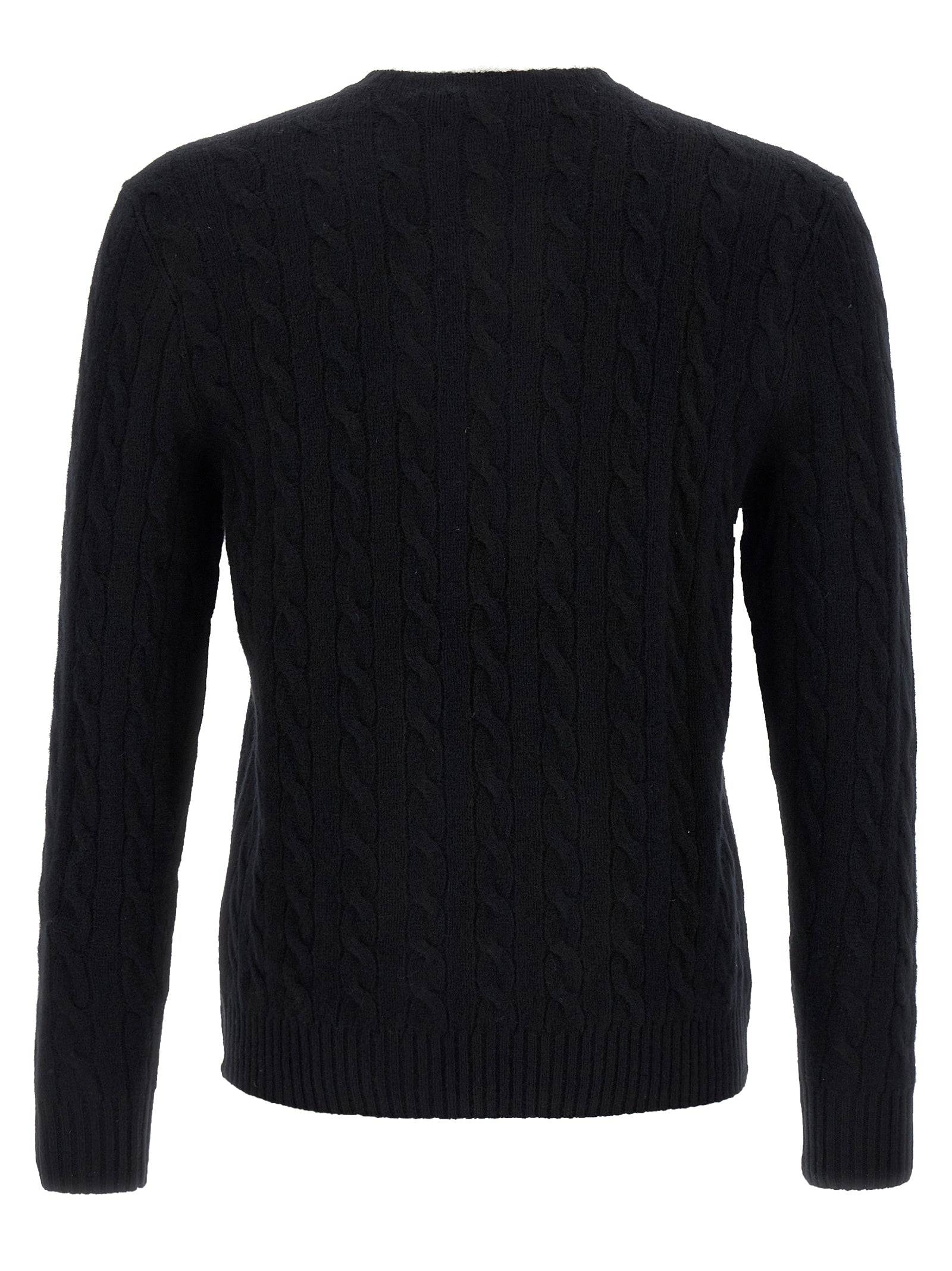 Polo Ralph Lauren Black Wool Cardigan