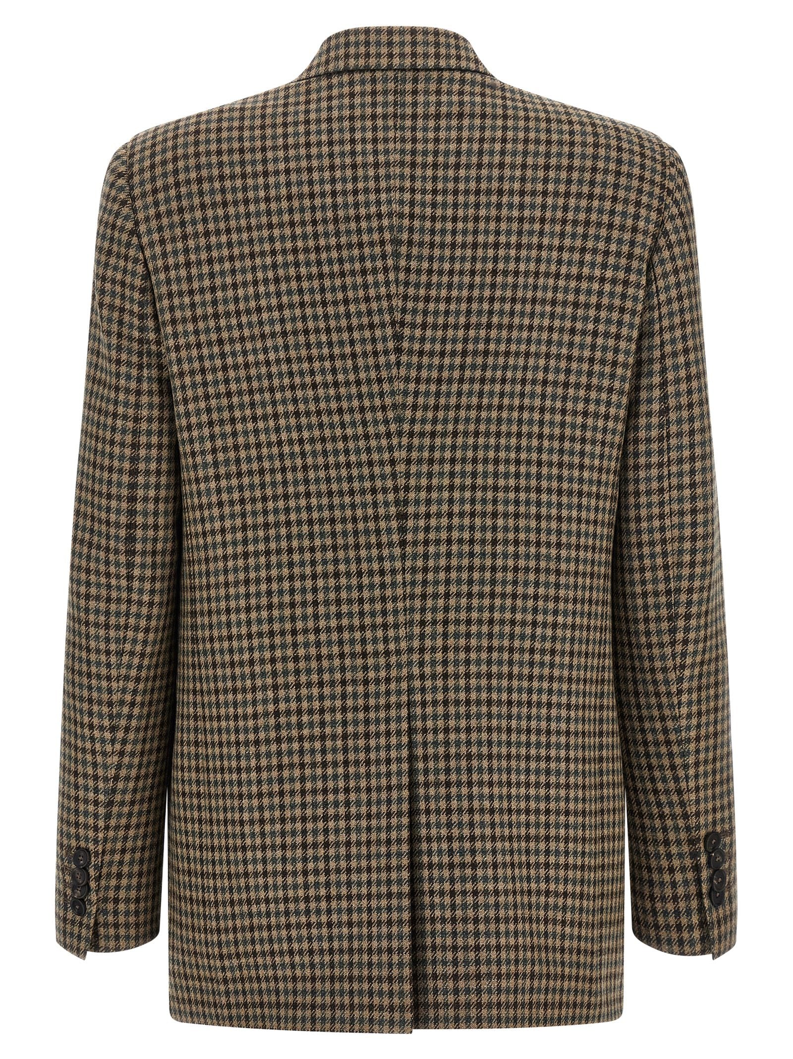 Tagliatore Brown Virgin Wool Blazer