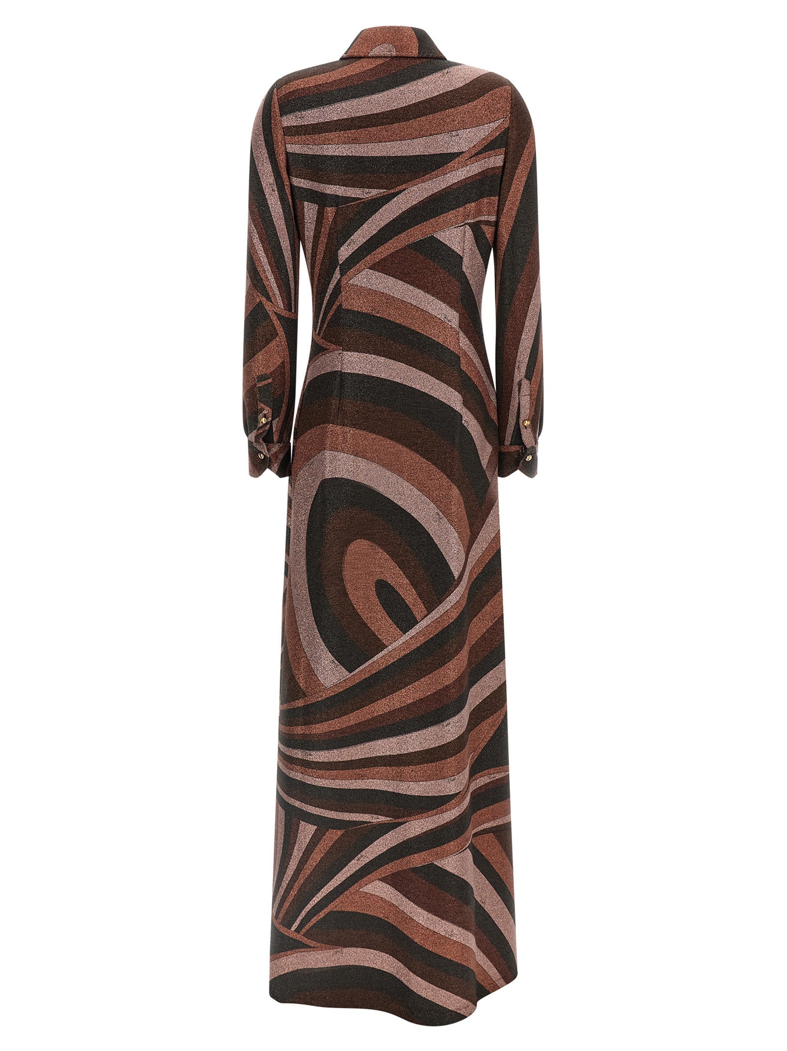Emilio Pucci Bordeaux Polyamide Long Dress