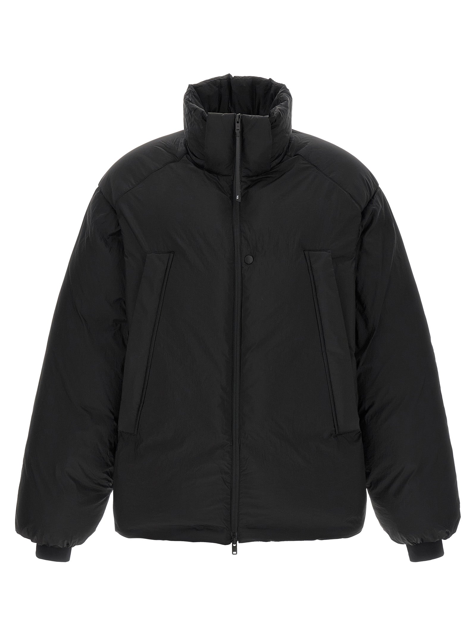 Y-3 Black Recycled Polyamide Full-Length Jacket