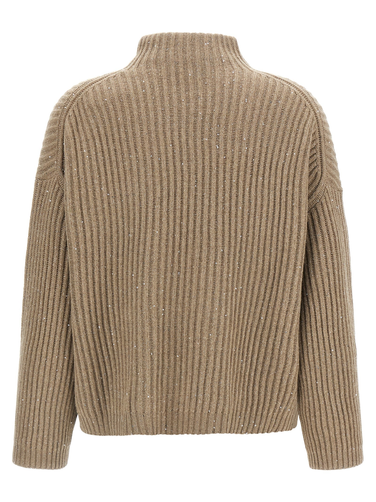 Brunello Cucinelli Beige Cashmere Cardigan