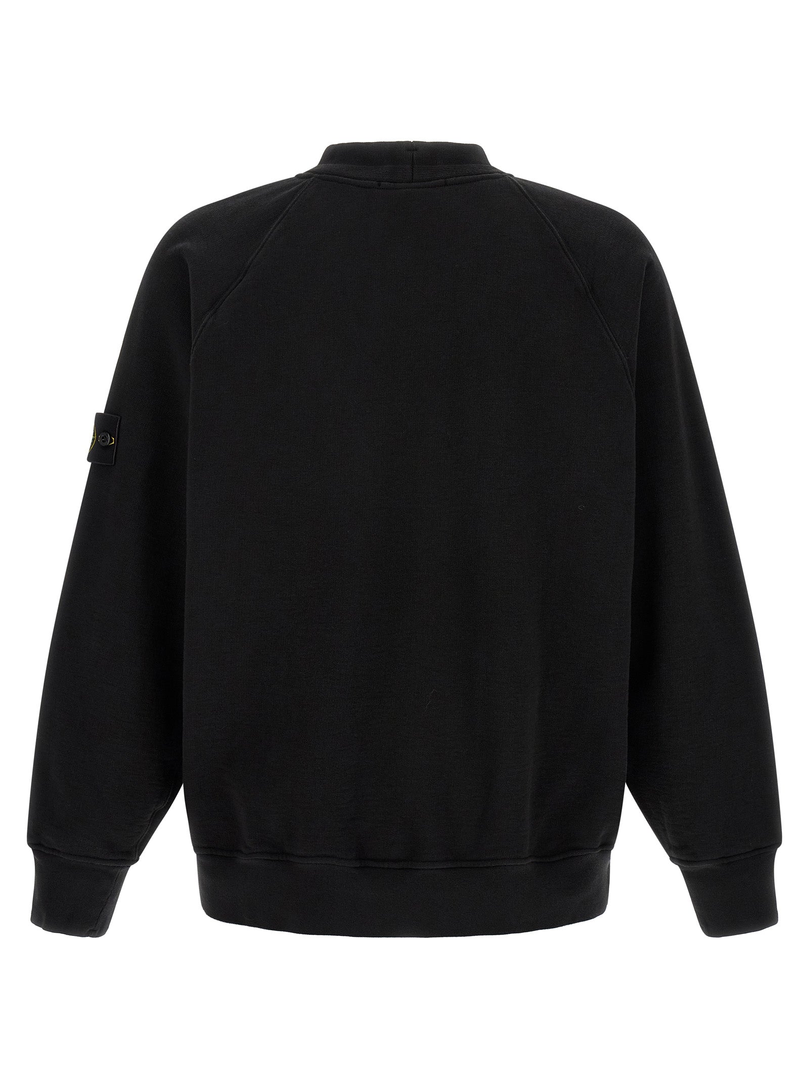 Stone Island Black Cotton Sweatshirt