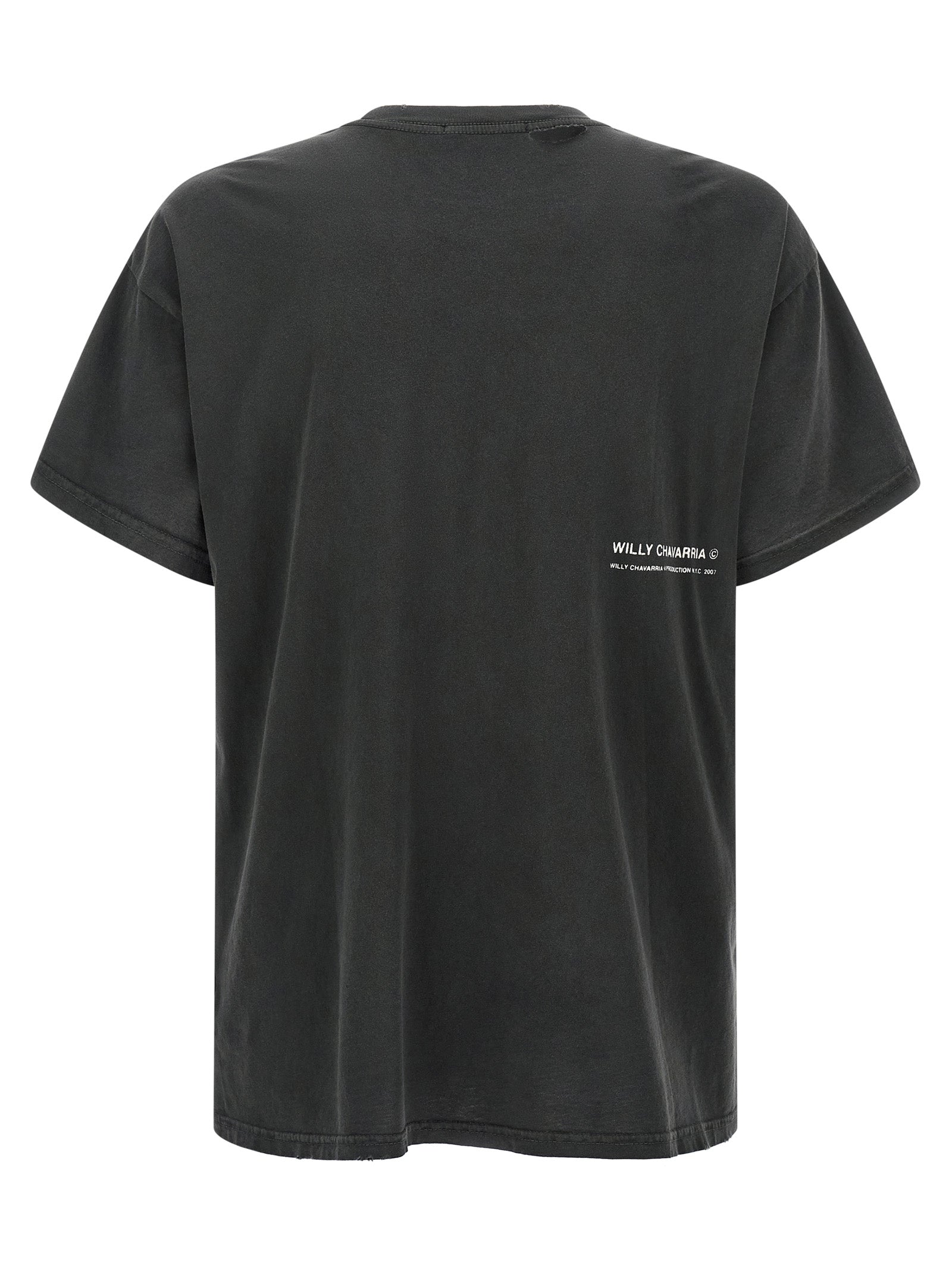 WILLY CHAVARRIA Black Cotton T-Shirt