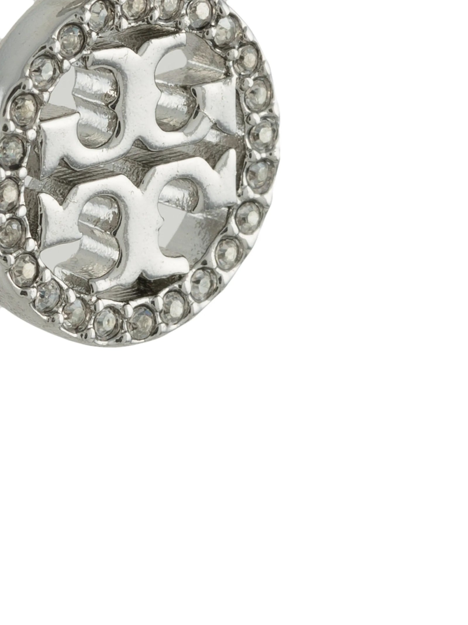Tory Burch Silver Brass Earrings