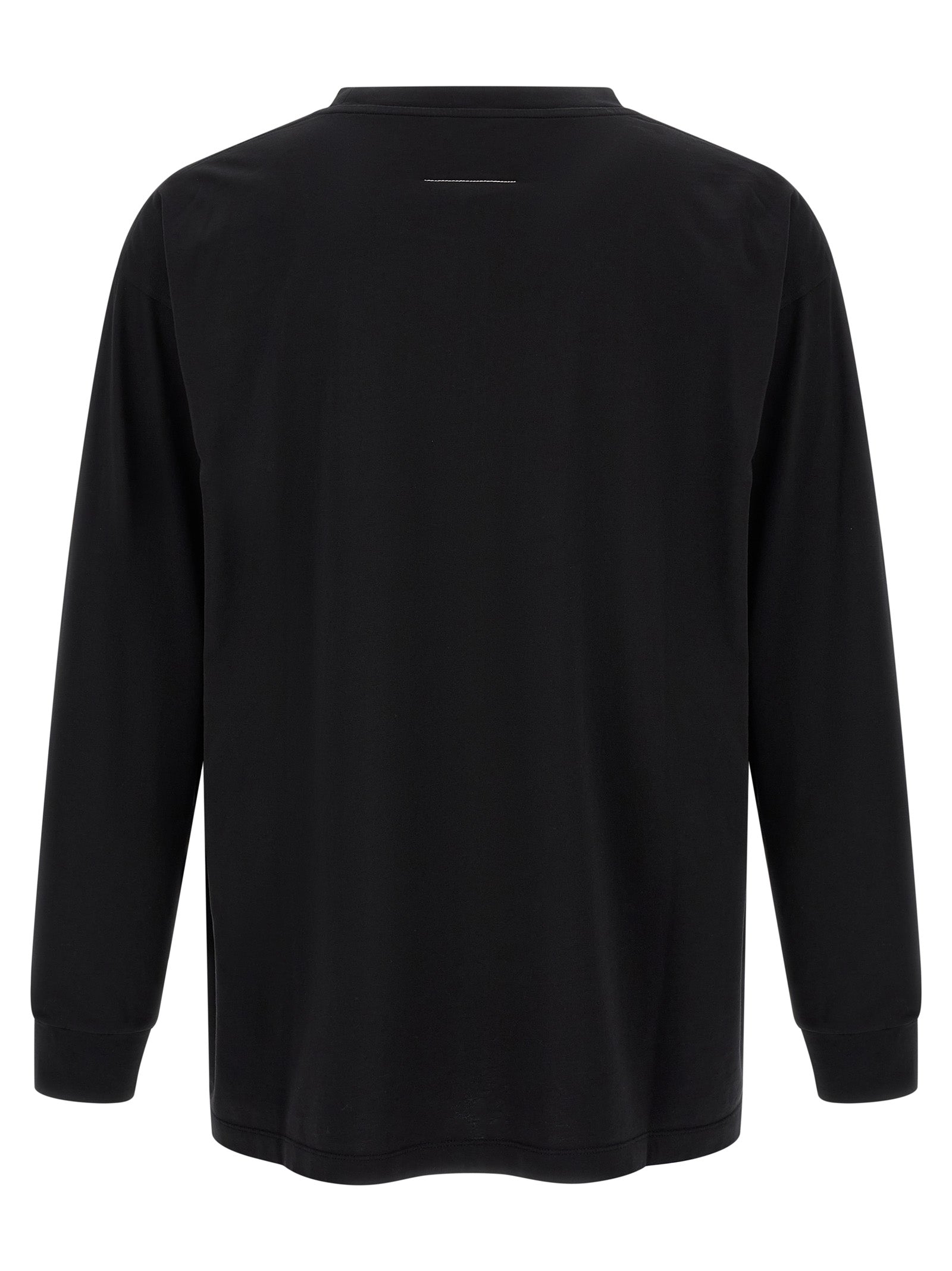 MM6 Maison Margiela Black Cotton T-Shirt