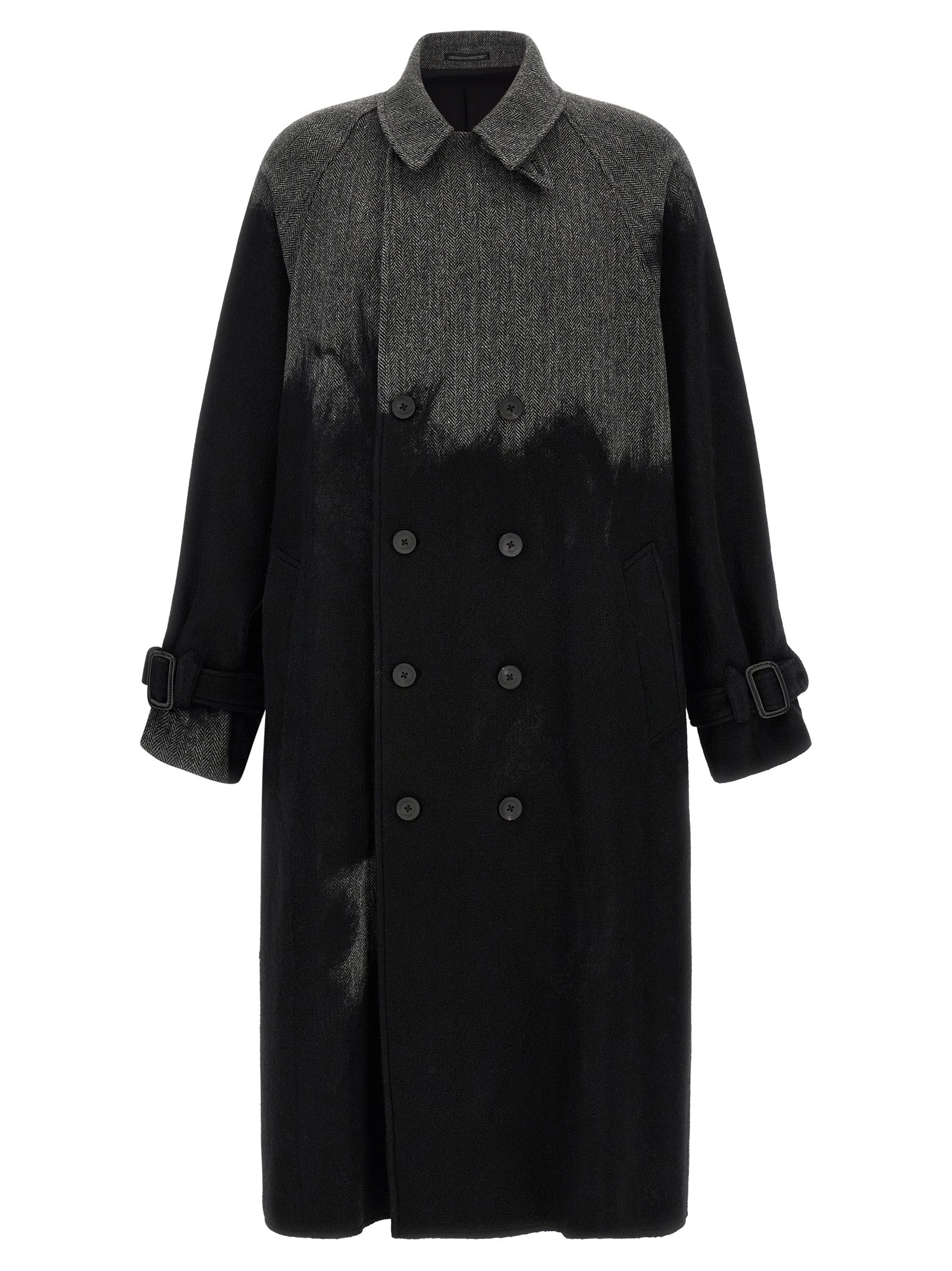Yohji Yamamoto Gray Wool Coat