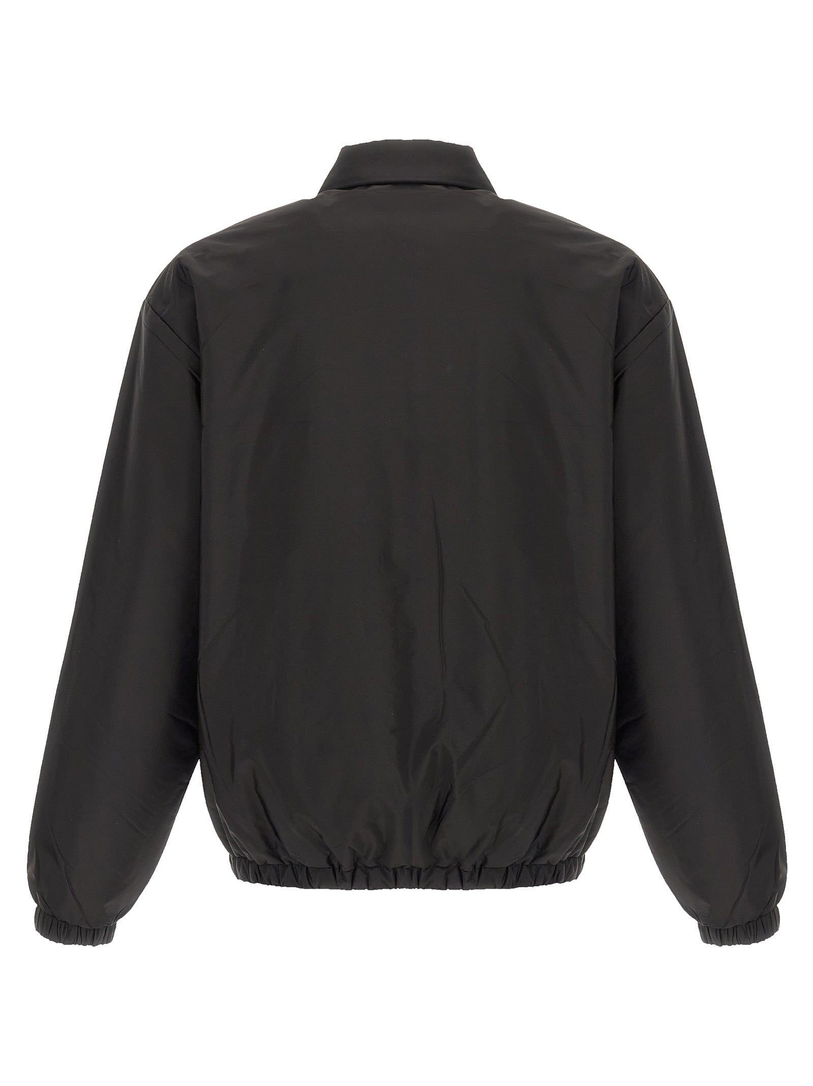 Prada Black Recycled Polyamide Full-Length Jacket
