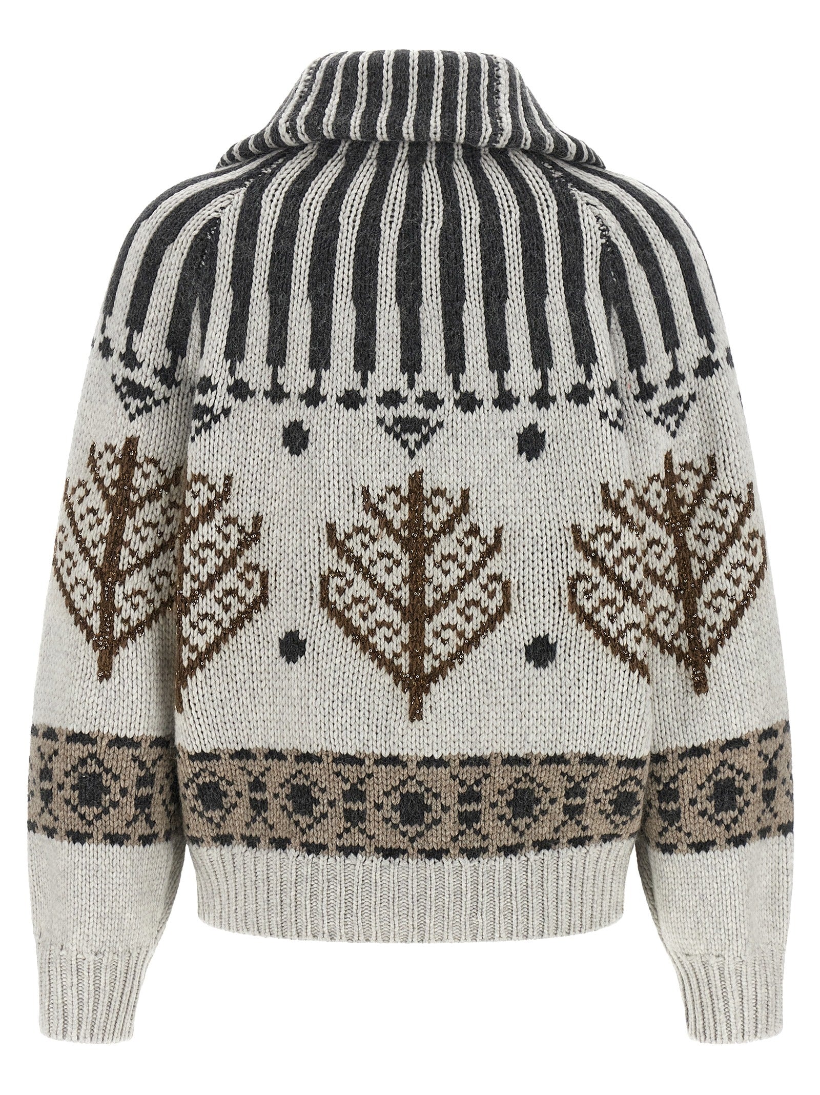 Brunello Cucinelli Multicolor Cashmere Cardigan