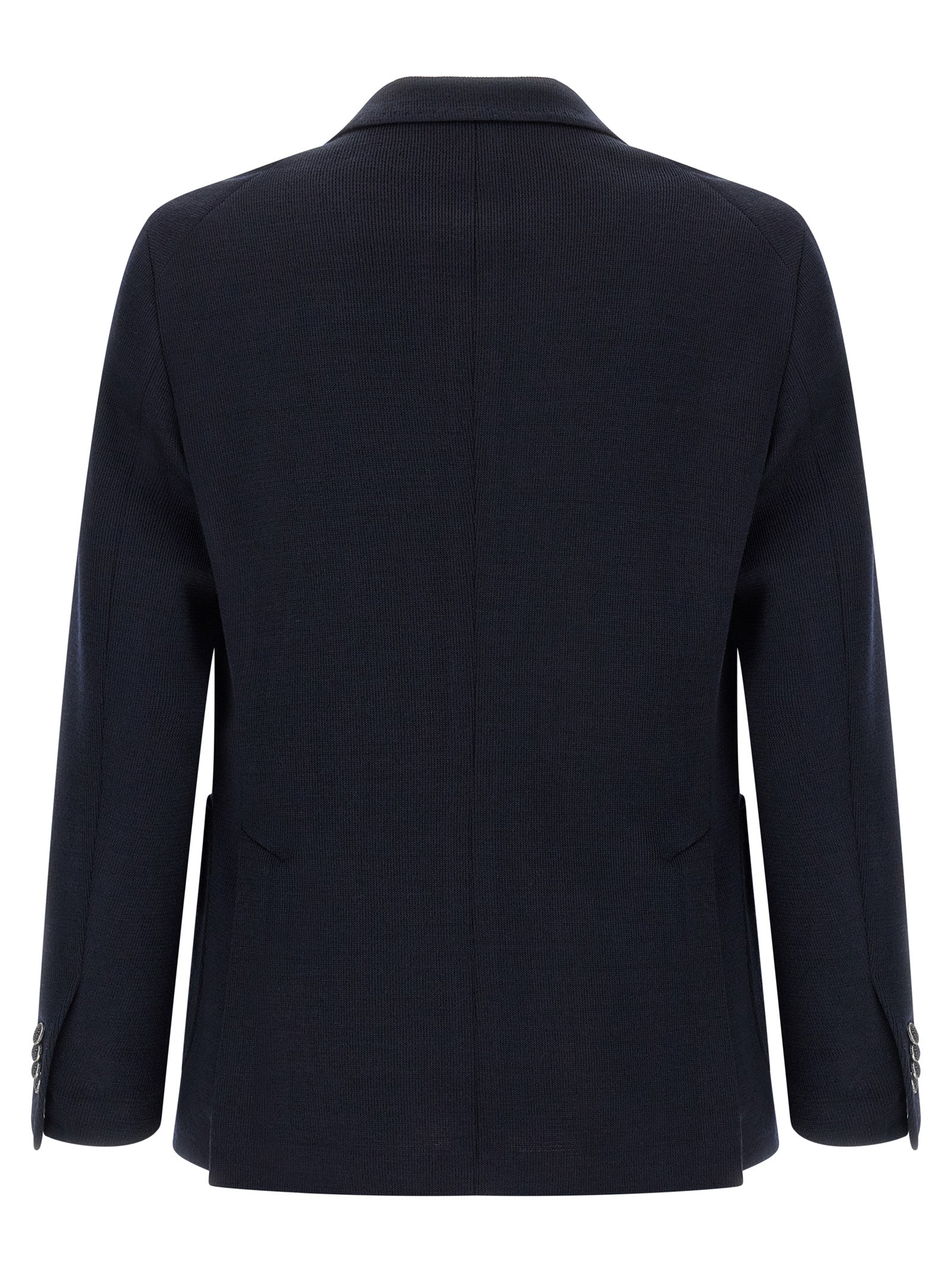 Tagliatore Blue Polyester Blazer