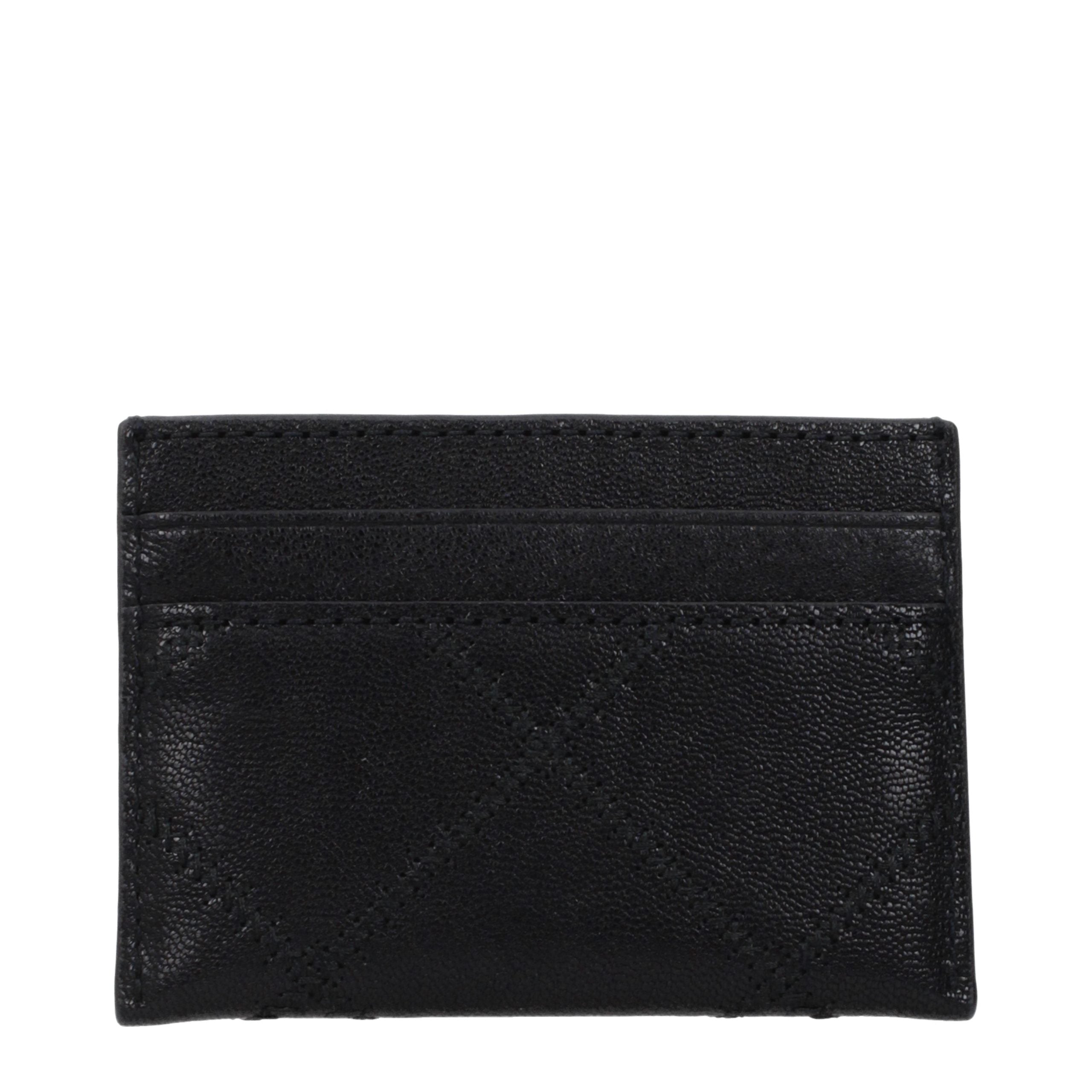 Tory Burch Black Leather Cardholder