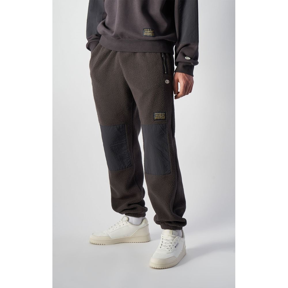 Champion Black Polyester Joggers (Workout Pants)