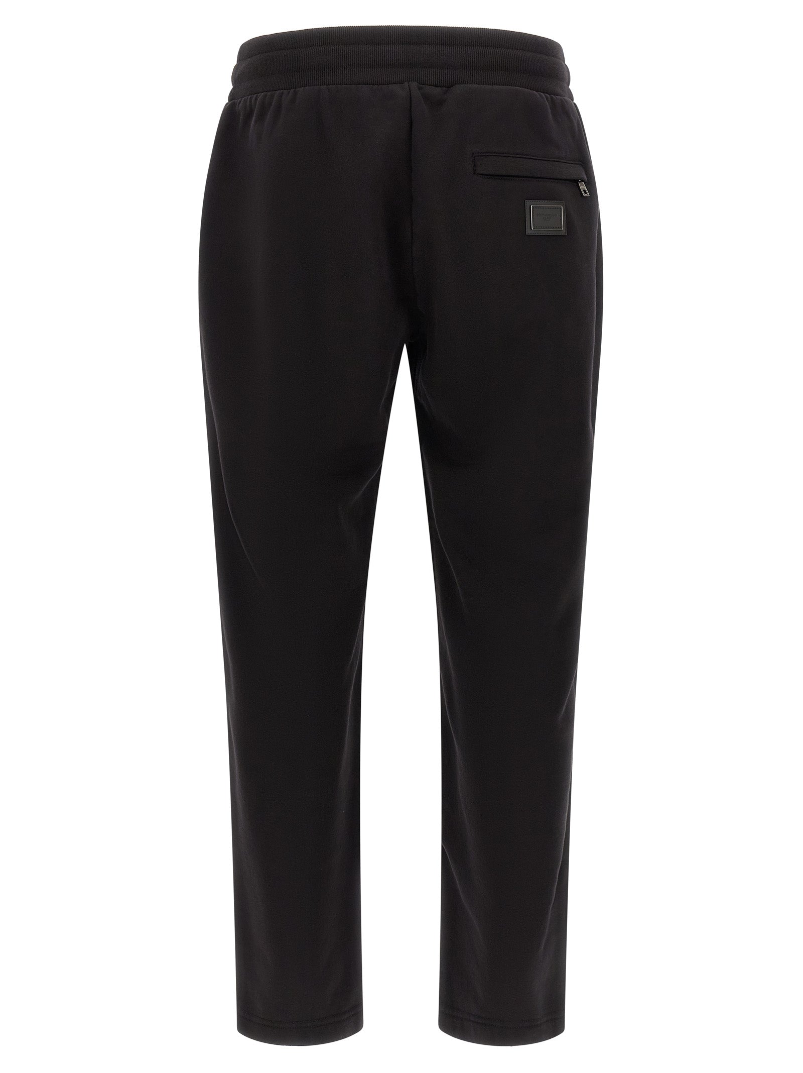 Dolce & Gabbana Black Cotton Joggers (Workout Pants)