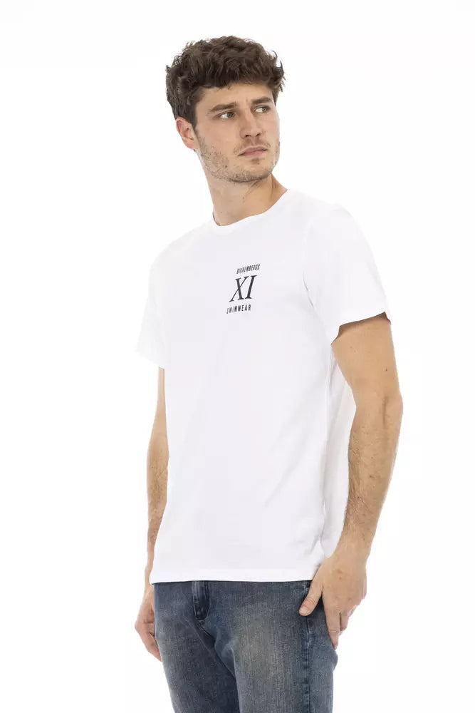 Bikkembergs White Cotton T-Shirt