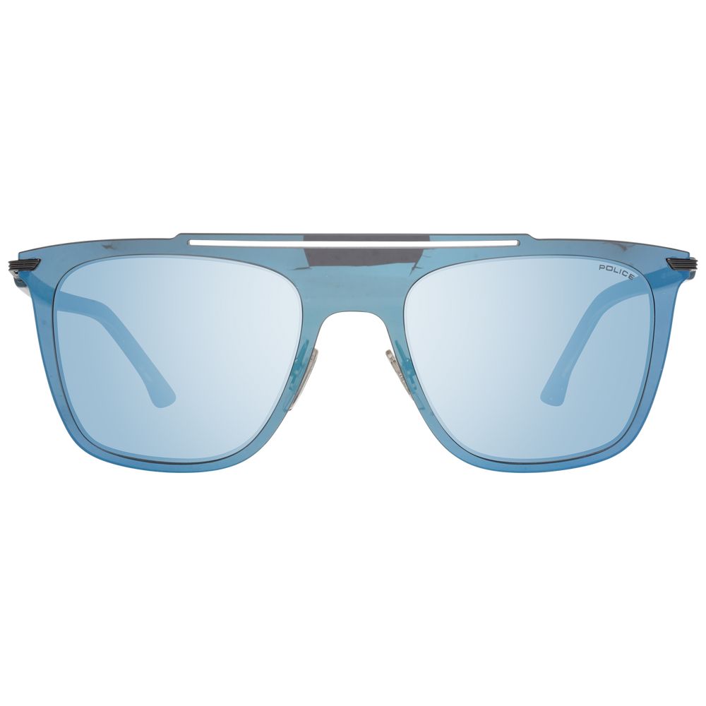 Police Blue Plastic Sunglasses
