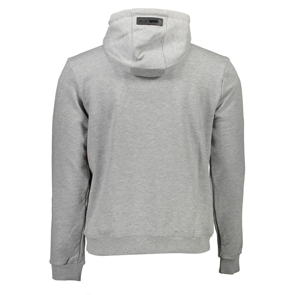 Plein Sport Grigio Cotton Men Sweatshirt