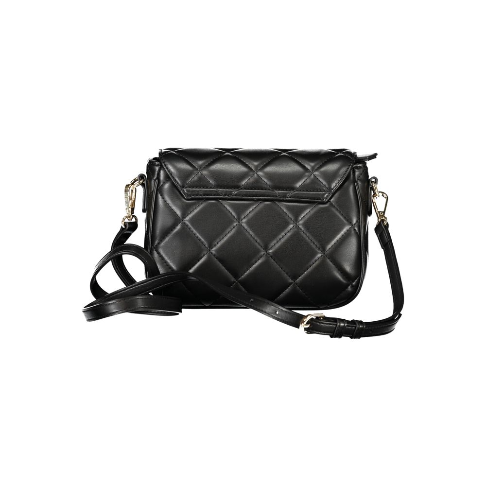 Mario Valentino Black Polyurethane Women Handbag