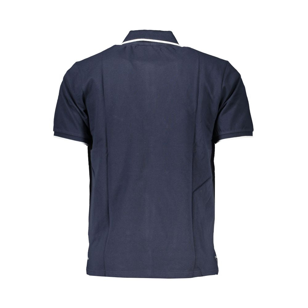 North Sails Blue Cotton Men Polo Shirt
