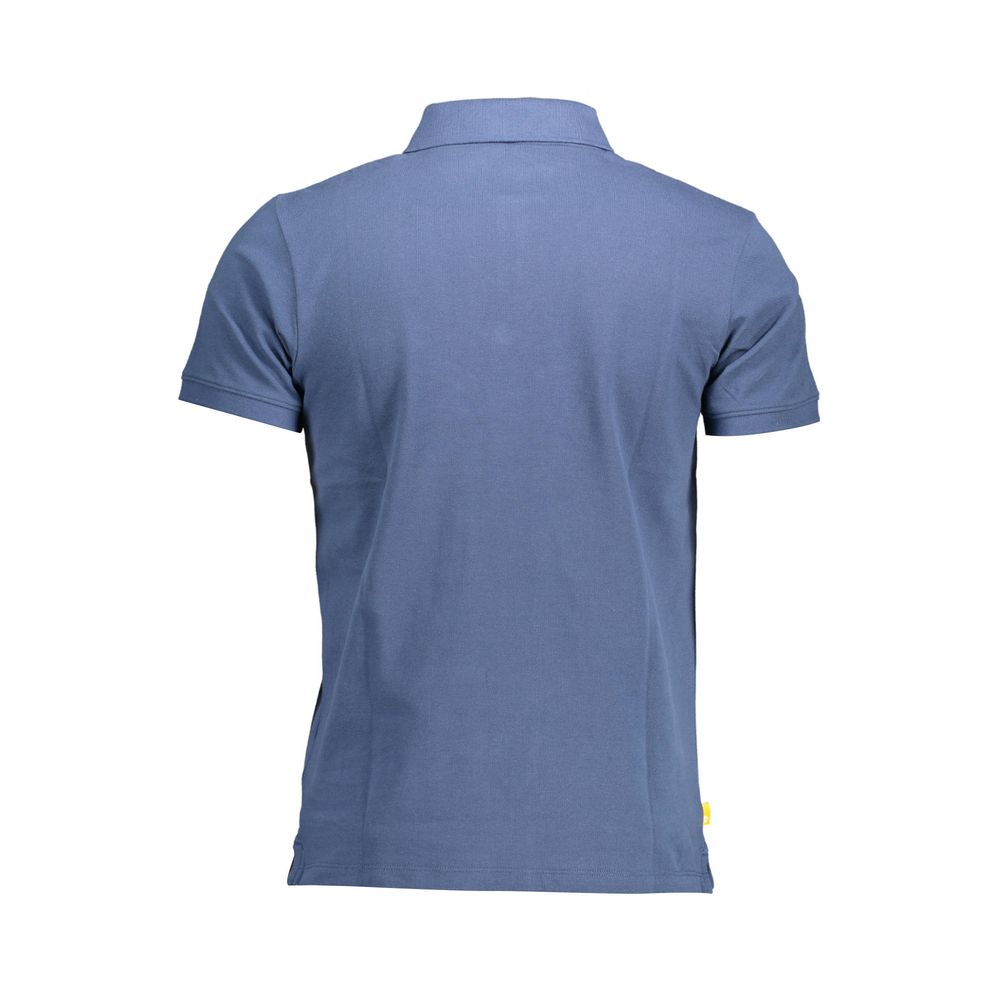 Timberland Blue Cotton Men Polo Shirt