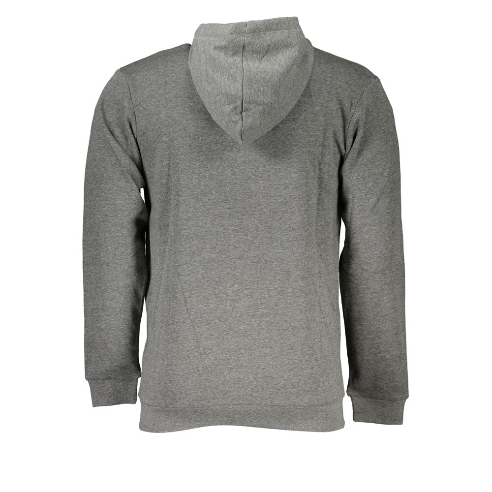 Sergio Tacchini Grigio Cotton Men's Hooded Sweatshirt