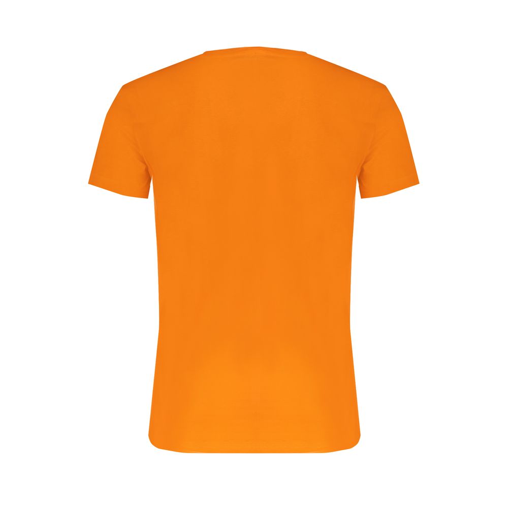 Trussardi Arancione Cotton Men T-Shirt