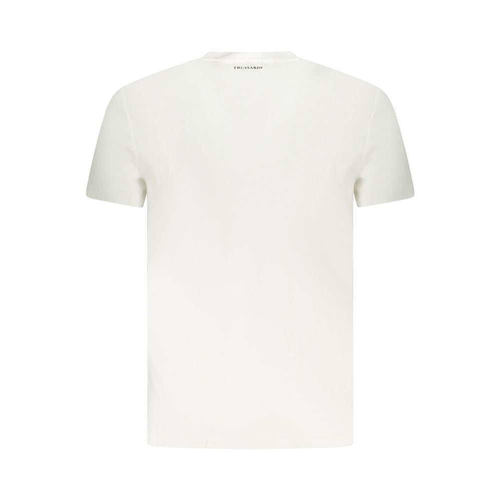 Trussardi Bianco Cotton Men's T-Shirt