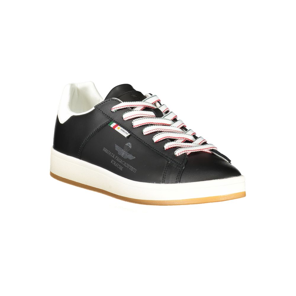 Esercito 1659 Black Polyurethane Men's Sneaker