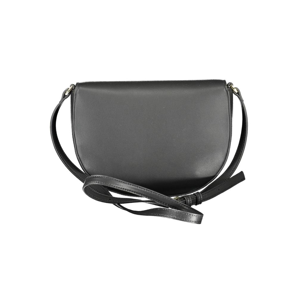 Calvin Klein Black Polyurethane Women Shoulder Bag