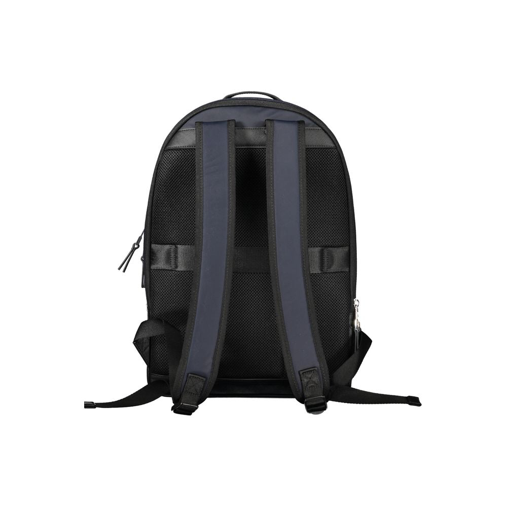 Tommy Hilfiger Blue Recycled Polyester Men Backpack
