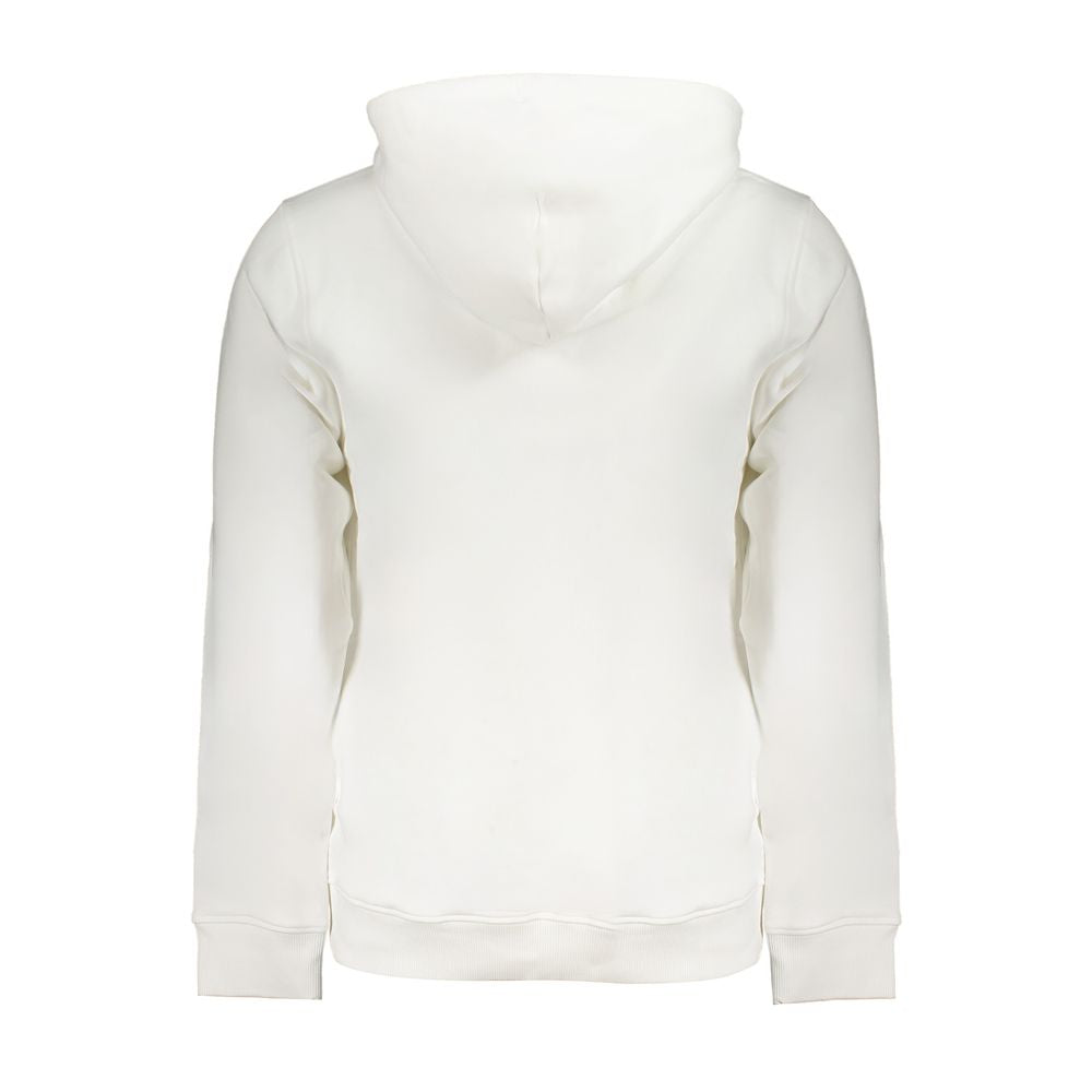 Tommy Hilfiger White Cotton Men's Sweatshirt Hoodie