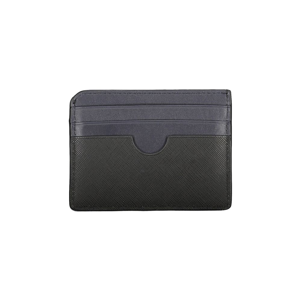 Tommy Hilfiger Black Leather Men Wallet