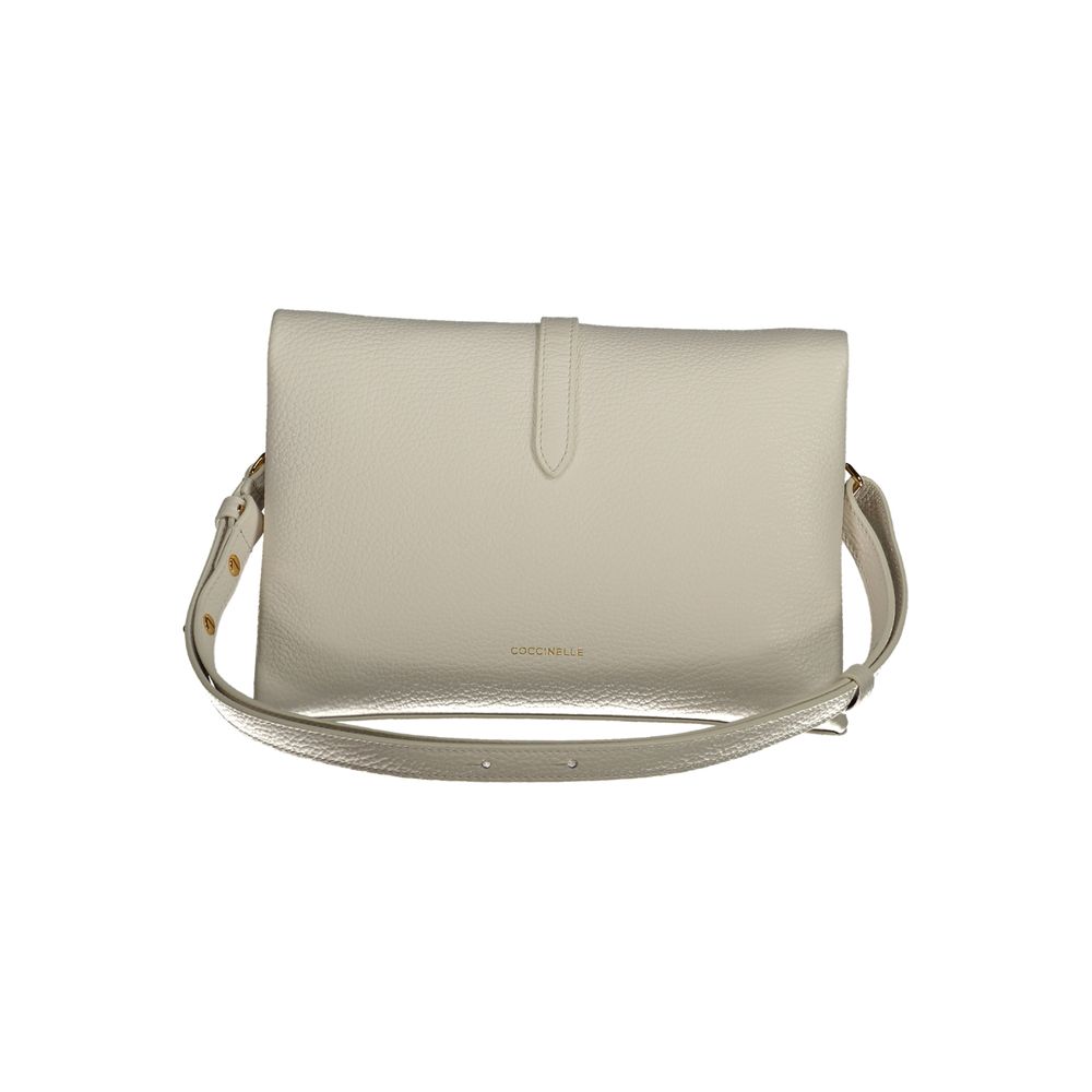 Coccinelle Bianco Leather Women Handbag
