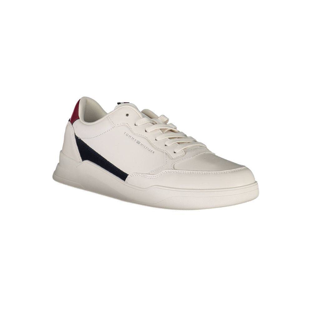 Tommy Hilfiger White Leather Mens Sneaker