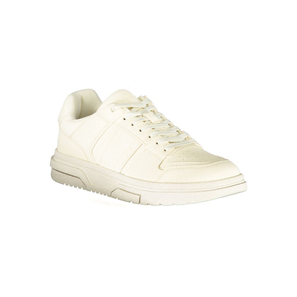 Tommy Hilfiger Bianco Polyester Men Sneaker