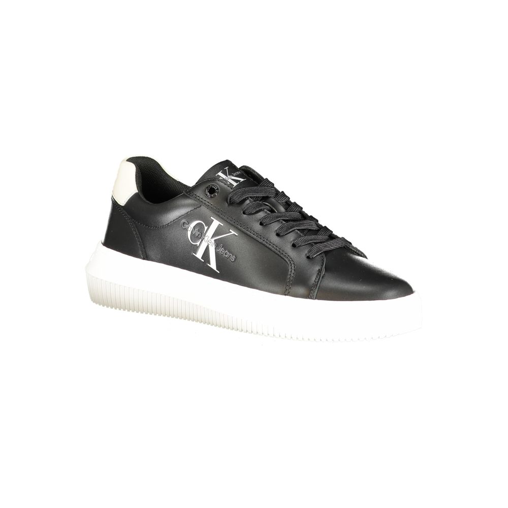 Calvin Klein Black Polyurethane Women Sneaker