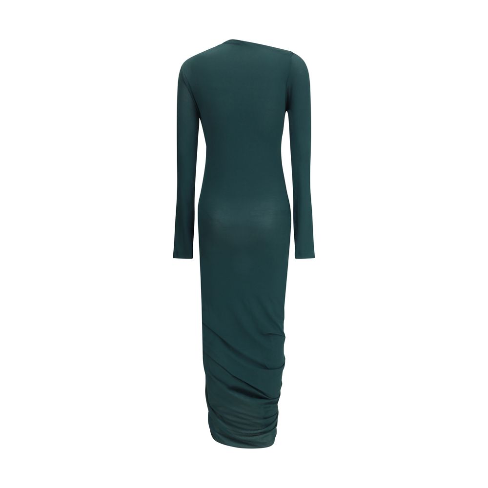 Ferragamo Bicolor Viscose Casual Dress