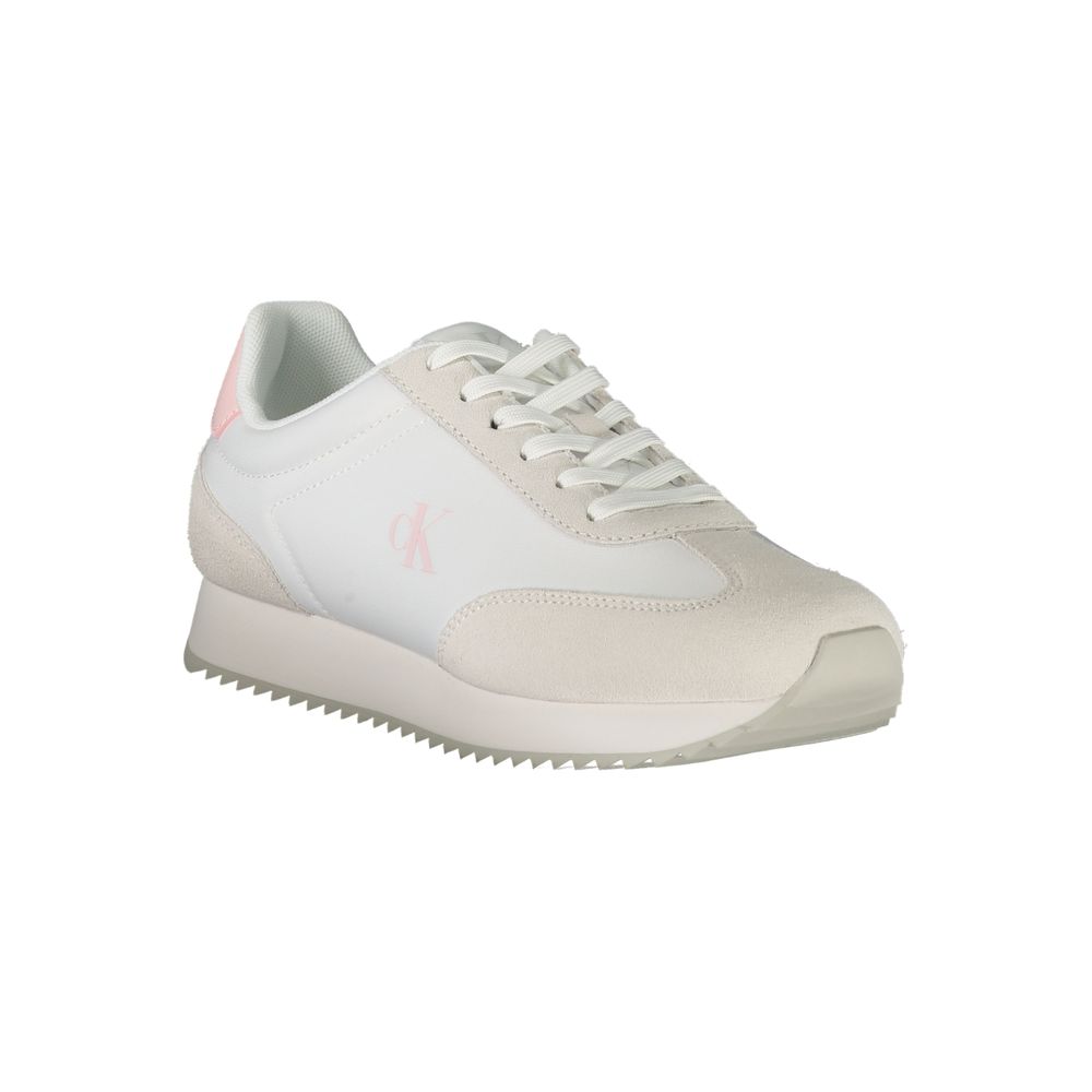 Calvin Klein Bianco Leather Woman Sneaker