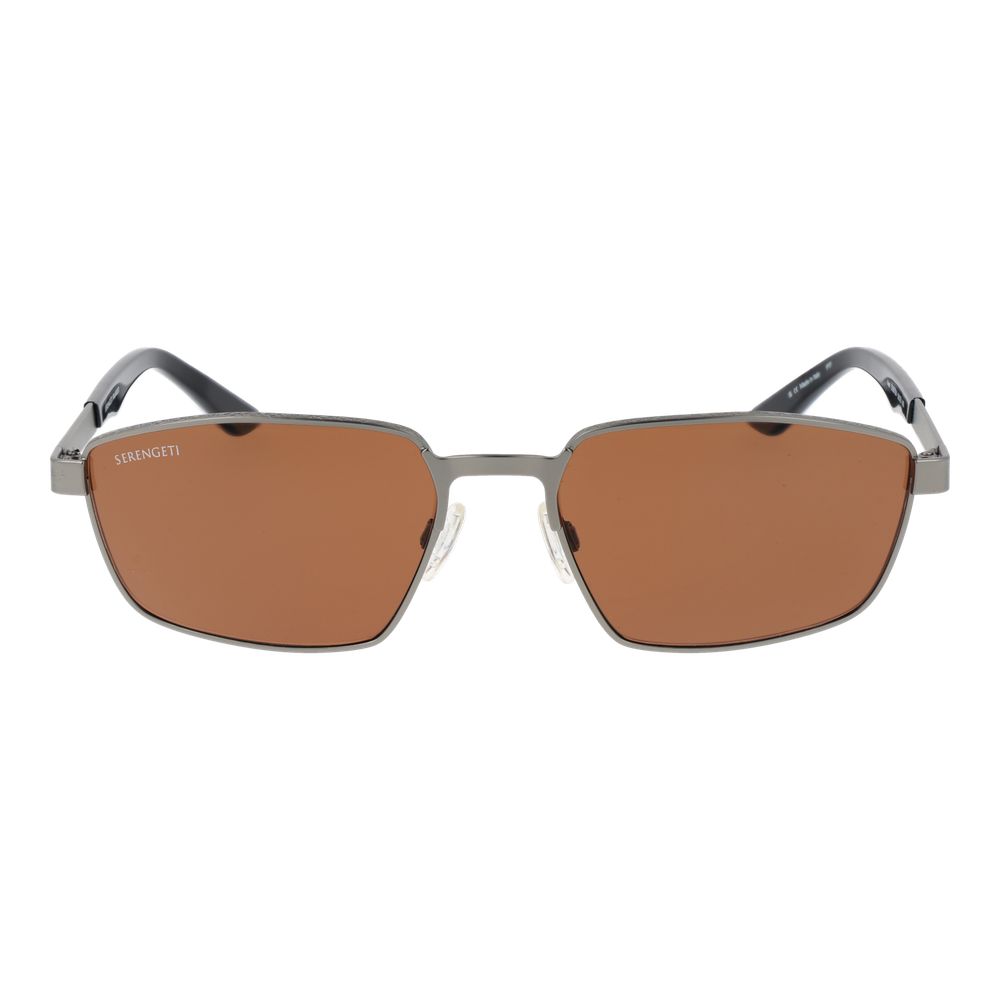 Serengeti Gray Metal Sunglasses
