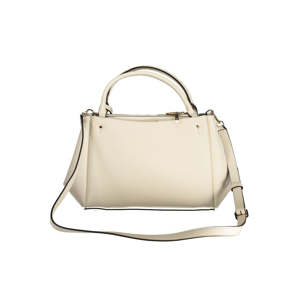 Guess Jeans Bianco Poliuretano Women Handbag