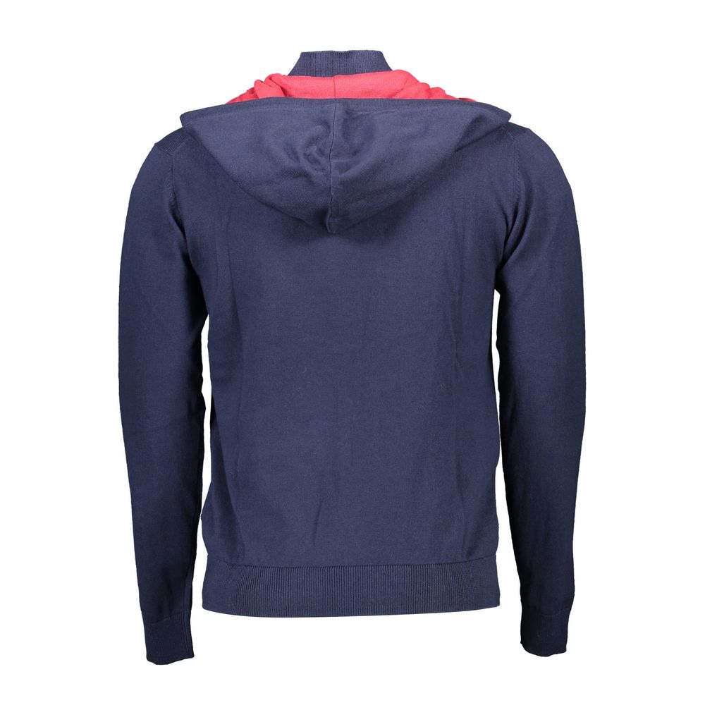 U.S. POLO ASSN. Blue Cotton Men Cardigan