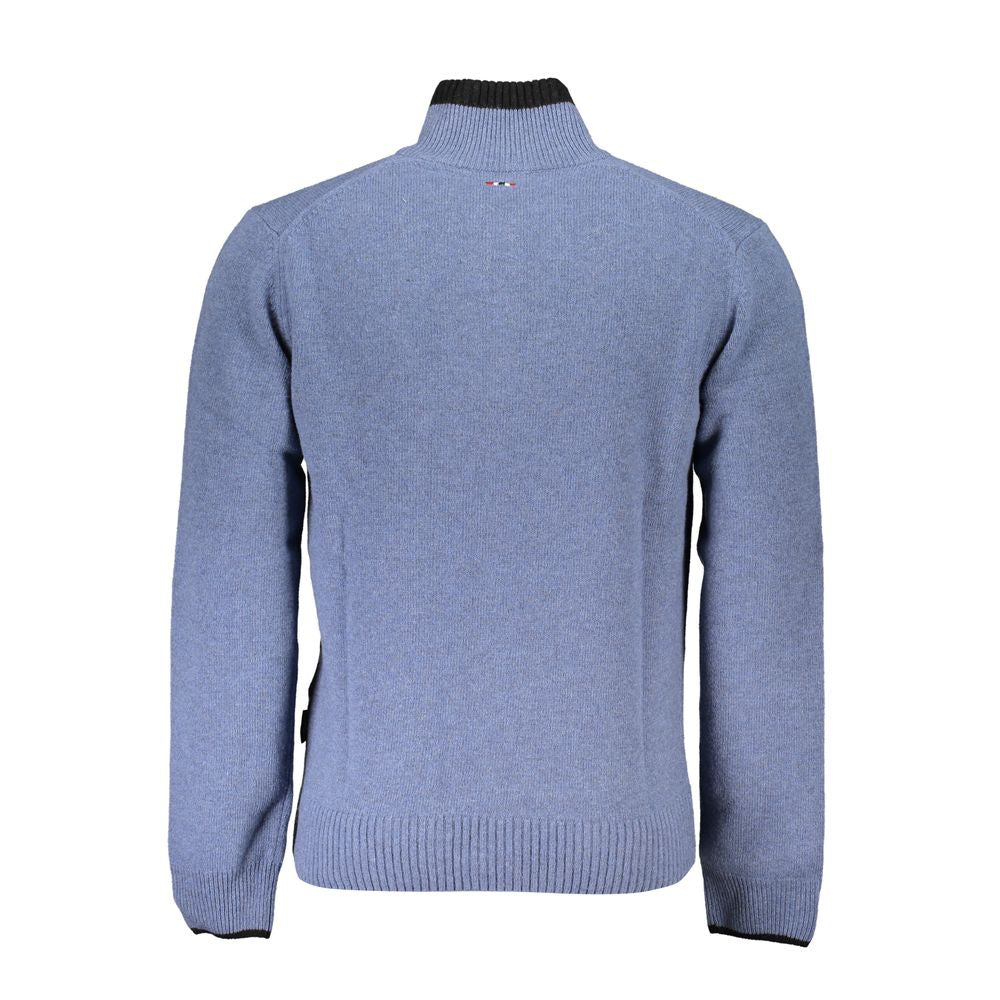 Napapijri Blue Tessuto Men Sweater