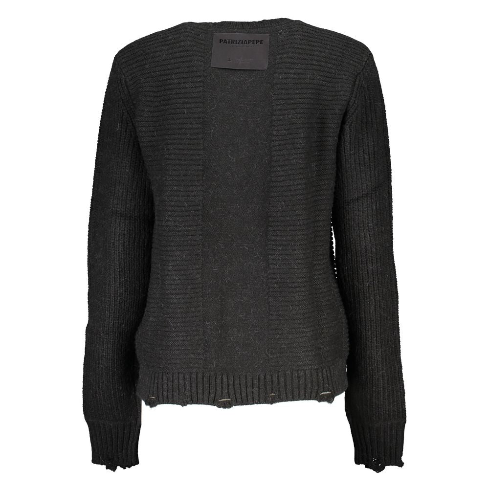 Patrizia Pepe Nero Acrylic Women Sweater