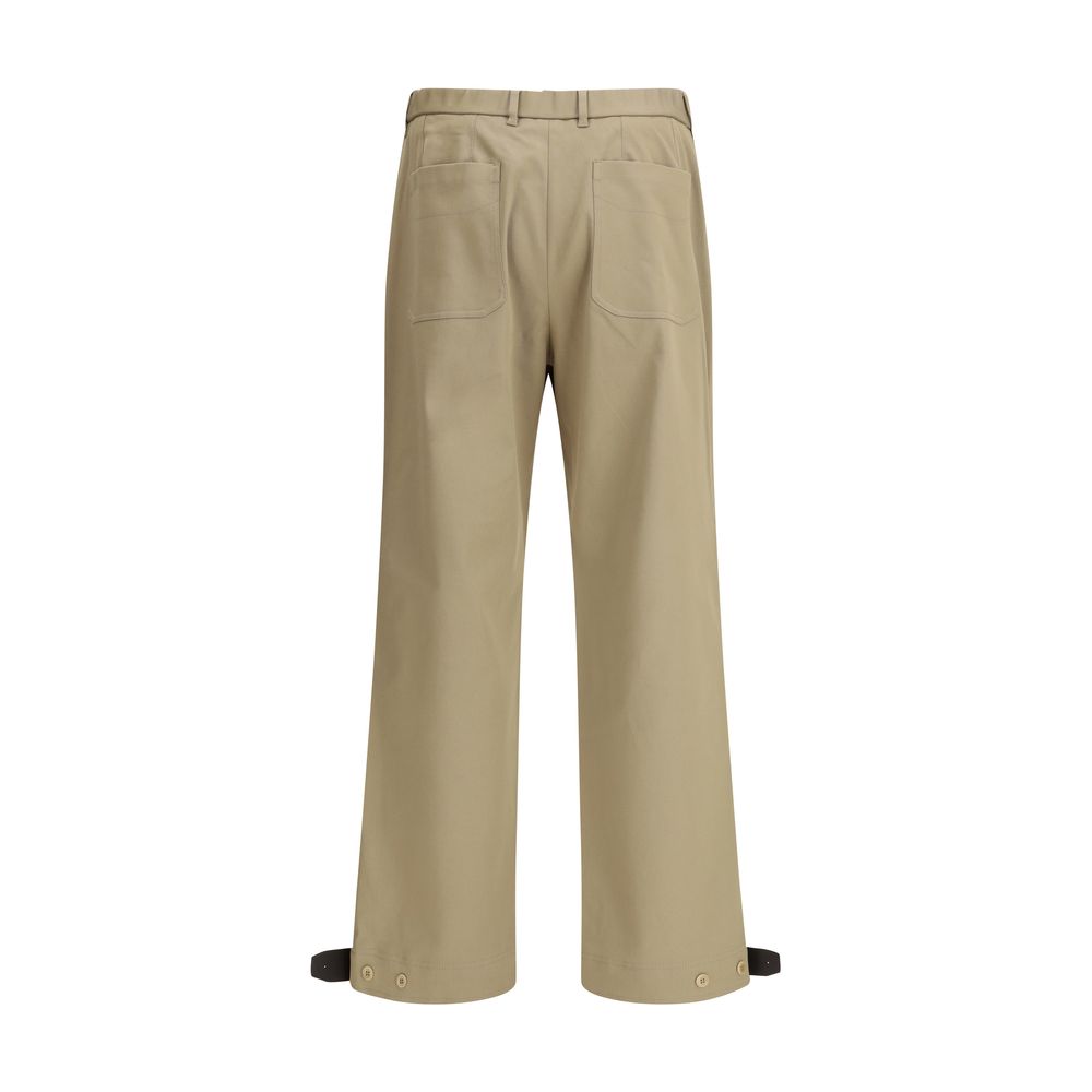 Brioni Beige Cotton Cargo Pants