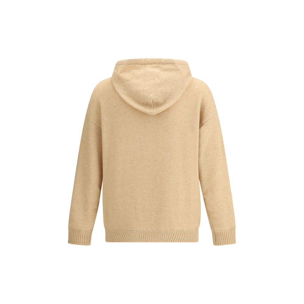 Laneus Beige Cashmere Hoodie